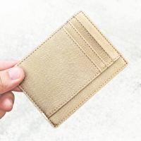 ราคา ซองหนัง กระเป๋าบัตร ซองบัตร Card Holder Mini Wallet หนังวัวแท้ Saffiano S5 58 (1841116951)