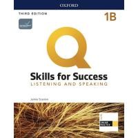 ราคา Bundanjai หนังสือคู่มือเรียนสอบ Q Skills for Success 3rd ED 1 Listening and Speaking Student Book B iQ Online Practice P (16786937644)
