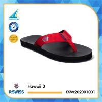 ราคา K Swiss Collection รองเท้าแตะ รองเท้าแตะผู้ชาย รองเท้าแตะหูหนีบ M Hawaii3 RDNV 295 (14840310838)