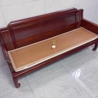ราคา เบาะโซฟาไม้แท้ ผ้าเย็น ผ้าไหมน้ำแข็ง โซฟาแบบยาว 3 ที่นั่ง เบาะนั่งแบบนอน ผ้าฝ้าย หนังแท้ ป้องกันการลื่น ฤดูร้อน (22336038084)