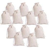 ราคา 12Pcs Small Cotton Drawstring Bags Reusable Muslin Cloth Gift Candy Favor Bag Jewelry Pouches for Wedding DIY Craft Soaps Herbs Tea Spice Bean Sachets Christmas (12597730620)