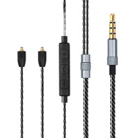 ราคา อัพเกรดสําหรับ Shure Se215 425 535 846 Ue900 Mmcx หูฟังชุบสายไมโครโฟนใช้งานร่วมกับ Audio Video สาย (22104040625)