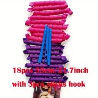 ราคา ชุด18ชิ้นอุปกรณ์จัดแต่งเครื่องม้วนผมมหัศจรรย์เกลียวเป่าผมที่ไม่มีความร้อนพร้อมตะขอเครื่องม้วนผมแบบนุ่มเครื่องม้วนผมมหัศจรรย์ S เครื่องมือจัดแต่งทรงผมแบบ DIY (22690339434)