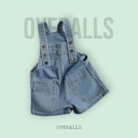 ราคา พร้อมส่งจากไทย ชุดเอี๊ยมเด็กขาสั้น ชุดเอี๊ยมเด็กสไตล์เกาหลี ชุดเอี๊ยมยีนส์เด็ก (24959974590)