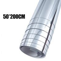ราคา Monqiqi ส่งจากไทย กระจกพลาสติกติดผนัง 50x200cm มีกาวในตัว ติดตั้งง่าย กระจกเงา สติ๊กเกอร์กระจกเงา ตัดได้ตามต้องการ (24832947079)