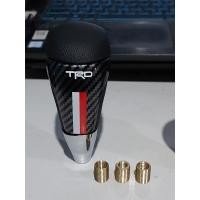 ราคา หัวเกียร์ TRD หัวเกียร์ GR sport เป็นหนังแท้ ลายเคฟล่าฟิมลม์ อย่างสวยถ่ายจากสินค้าจริง ใส่กับรถได้ทุกรุ่น เกียร์ออโต้ที่ไม่มี O D (24568219441)
