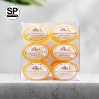 ราคา สบู่น้ำผึ้งผสมไหมทอง มีส่วนผสมผงทองคำบริสุทธิ์ 24k 30กรัม แพ็ค 12 ก้อน (15135379056)