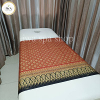 ราคา ผ้าคลุมเตียงสปา ผ้าปูเตียง ร้านสปา คลุมเตียงนวดหน้า ร้านสปา ร้านนวด ยาว 110 200 ผ้าลายไทย (18759945587)