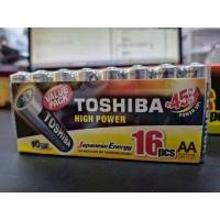 ราคา ถ่าน โตชิบา AA TOSHIBA ALKALINE SIZE AA LR6 1 5V แพค 10 ก้อน ถ่านอัลคาไลน์ ถ่านไฟฉาย (24888554533)