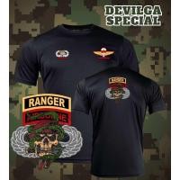 ราคา เสื้อยืด รบพิเศษหมวกแดง ทหารพลร่ม RANGER AIRBORNE ผ้าไมโคร100 เกรดพรีเมียม ระบายอากาศดี ลำลอง ซับใน (21730018602)