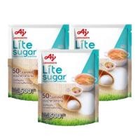 ราคา Lite Sugar Sweetener ไลท์ซูการ์ วัตถุให้ความหวาน แทนน้ำตาล 500g 3ถุง (14039232224)