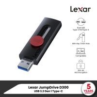 ราคา Lexar JumpDrive Dual Drive D300 64GB USB 3 2 Gen 1 Type C แฟลชไดรฟ์ทูอินวัน Android PC Mac LJDD300064G BNBNG (24385008202)