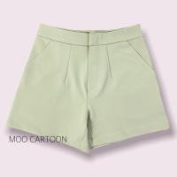 ราคา พร้อมส่ง กางเกงขาสั้นผ้าโรเชฟ กางเกงขาสั้นผู้หญิง กางเกงขาสั้นเอวสูง กางเกงขาสั้นผญ ขาสั้นผู้หญิงเอวสูง รุ่นโรเชฟตะขอหน้า ไซส์ S XXL (9405738644)