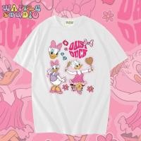 ราคา ส่งฟรี WS1390 เสื้อยืดโอเวอร์ไซส์ ผ้าคอตตอน 100 เสื้อยืดเกาหลี เสื้อยืด เดซี่ Daisy Donald Duck โดนัลด์ดักส์ เป็ด (24620422233)