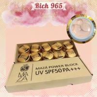 ราคา ครีม กันแดดมาซ่า 1 กล่องมี 10 ชิ้น กันแดดทาหน้า ผสมรองพื้น ครีมกันแดดหน้า Maza sunscreen SPF 50 PA (11426591125)