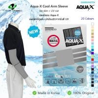 ราคา GAMSUNGTEX Since 1985 Aqua X Cool Arm sleeves ปลอกแขนกันแดด ของแท้จากเกาหลี (17475297384)