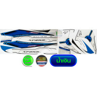 ราคา สติ๊กเกอร์ yamaha spark 135i ปี 2009 รุ่น 1 สติ๊กเกอร์มอไซค์ สปาร์ค 135i ปี 2009 รุ่น 1 สีสวย สีสด สีไม่เพี้ยน (16245505991)
