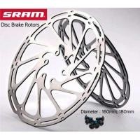 ราคา ใบดิสจักรยาน SRAM 6 Bolt ขนาด 160mm 180mm พร้อมน๊อต มีแพ็คเกจ (24399956197)