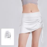 ราคา MP SPORTS กระโปรงกีฬาเอวสูง กางเกงขาสั้นโยคะ มีซับใน กระโปรงเทนนิส กางเกงขาสั้นแบดมินตัน ดีไซน์จีบ (24834589011)