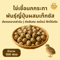 ราคา ไข่เชื้อนกกระทา สดใหม่ทุกวัน 100 ฟอง นำไปฟักในตู้ฟักไข่ รับประกันเชื้อ 80 (24800245329)