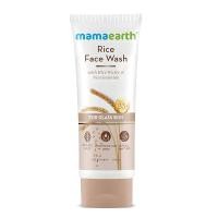 ราคา Mamaearth Rice Face Wash With Rice Water Niacinamide for Glass Skin For Hydrated Even Skin Tone Glowing Brightened Skin 150ml (24797389673)