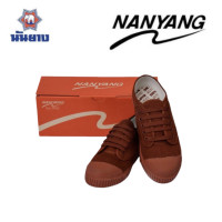 ราคา Nanyang รองเท้านักเรียน นันยาง สีน้ำตาล ครบทุกขนาด size 28 49 รองเท้าผ้าใบนักเรียน รองเท้านันยาง ออกบิลเบิกโรงเรียนได้ (16692033187)