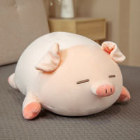 ราคา หมอนตุ๊กตาหมู สีชมพู ตุ๊กตาหมู ผ้านาโน อ่อน นุ่ม น่ารัก ขนาด 40 ซม ของเล่นเด็ก ของขวัญวันเกิด (22529233975)