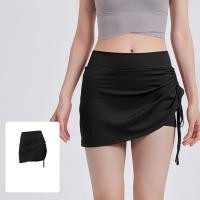 ราคา MP SPORTS กระโปรงกีฬาเอวสูง กางเกงขาสั้นโยคะ มีซับใน กระโปรงเทนนิส กางเกงขาสั้นแบดมินตัน ดีไซน์จีบ (24834589007)