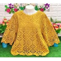 ราคา เสื้อลูกไม้ฟรีไซส์อก 50 ถึง 52 นิ้วใส่ได้มีซับในเสื้อใส่สบายไม่คัน (23158051862)