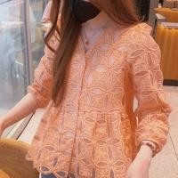 ราคา เสื้อเชิ้ตคอวีแขนยาวผ้าลูกไม้แฟชั่นฤดูใบไม้ร่วงสำหรับผู้หญิง เสื้อเชิ้ตทรงเข้ารูปเอวสูง ทรงเข้ารูป ทรงเข้ารูป เสื้อเชิ้ตคอวีแขนยาว (23489101249)