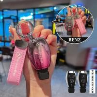 ราคา ที่ใส่กุญแจรถ Benz เคสกุญแจ BENZ GLC CLA250 W204 เคสกุญแรถยนต์ benz CLA E S GLC พวงกุญแจ benz (22580442753)