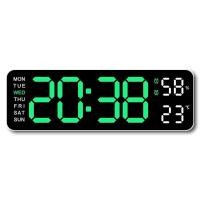 ราคา YP นาฬิกาดิจิตอลติดผนัง นาฬิกาดิจิตอล นาฬิกาแขวนผนัง LED DIGITAL CLOCK แบบติดผนัง มีไฟแบ็คไลท์ Led แสดงวันที่ อุณหภูมิ ขนาดใหญ่ ล ร์พร้อมสายชาท (24502666866)