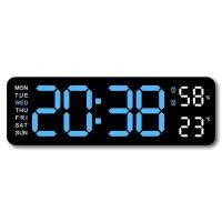 ราคา YP นาฬิกาดิจิตอลติดผนัง นาฬิกาดิจิตอล นาฬิกาแขวนผนัง LED DIGITAL CLOCK แบบติดผนัง มีไฟแบ็คไลท์ Led แสดงวันที่ อุณหภูมิ ขนาดใหญ่ ล ร์พร้อมสายชาท (24502666867)