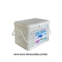 ราคา M KITCHEN ตะกร้า ตะกร้าพลาสติก มีหูหิ้วและฝาปิด เหมาะสำหรับใส่แมว สุนัข สัตว์เลี้ยงต่างๆ C1 (24900942382)