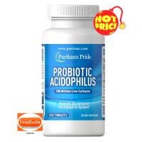 ราคา Puritans Pride Probiotic Acidophilus 100 million 100 Tablets (7744832836)