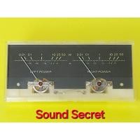 ราคา VU Meter เข็ม มิเตอร์เข็มคู่ วินเทจ (24971378543)