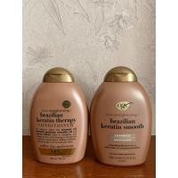 ราคา OGX Brazilian Keratin Shampoo and Conditioner 385ml (22601077120)