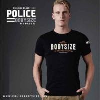 ราคา Police Bodysize เสื้อยืดคอกลม ทรง Slim fit พอดีตัว สีขาวดำเทา ใส่ได้ทั้งผู้ชาย ผู้หญิง (20224458191)