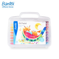 ราคา Bantex สีชอล์กน้ำมัน สีชอล์ค หลายขนาด 12 24 36 48 สี ของแท้ สีสวย ระบายลื่น Oil Pastel (24588332673)