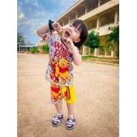 ราคา ชุดเด็กผู้ชาย ชุดเด็ก ชุดเด็กชาย ชุดเชต เสื้อแขนสั้น กางเกงขาสั้น พิมพ์ลายการ์ตูน ผ้าไมโคร ใส่สบาย น่ารัก เท่ห์ๆ (24796621981)