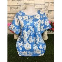 ราคา เสื้อผ้าสปัน เสื้อสงกรานต์ รอบอก36 46นิ้ว เสื้อลายดอกสาวอวบ เสื้อผ้าสาวอวบ เสื้อผ้าผู้หญิง รุ่น004 (24006411913)