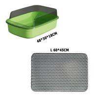 ราคา ชุด 99 กระบะทรายแมว แผ่นดักทรายแมว เซ็ตเซฟเวอร์ คุ้มค่าสุดๆ พรมดักทรายแมว พรม 2 ชั้น EVA กระบะทราย ใหญ่ แผ่นรอง (24802576540)