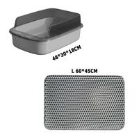 ราคา ชุด 99 กระบะทรายแมว แผ่นดักทรายแมว เซ็ตเซฟเวอร์ คุ้มค่าสุดๆ พรมดักทรายแมว พรม 2 ชั้น EVA กระบะทราย ใหญ่ แผ่นรอง (24802576538)