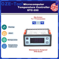 ราคา ตู้โชว์ท่อดิจิตอลตัวควบคุมอุณหภูมิสำหรับตู้เย็น STC 200ควบคุมการแก้ไขอุณหภูมิเครื่องทำความร้อนในตู้ปลา (24355938891)