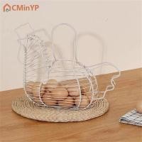 ราคา CMinYP ตะกร้าเหล็กทรงอาร์ตสำหรับใส่ไข่รูปทรงไก่ตะกร้าจัดระเบียบภาชนะใส่ผลไม้ผักในครัวเรือน (24765849868)