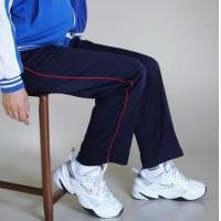 ราคา กางเกงวอร์ม ขาปล่อย สีน้ำเงินกรมท่า 1ขลิบ แดง ฟ้า ขาว เหลือง ส้ม เขียว ชาย หญิง AG HCseries พร้อมส่ง จากร้านในไทย (23894305036)