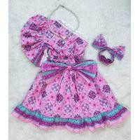 ราคา ชุดไทยประยุกต์เด็กหญิง ชุดเซ็ตกระโปรง ปาดไหล่ พร้อมส่ง ing (24234211380)