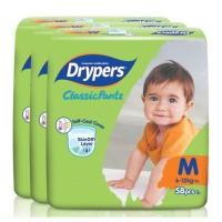 ราคา กางเกงผ้าอ้อม Drypers classic pants แพมเพิสกางเกง ผ้าอ้อมกางเกง Size MLXLXXL (22229130168)
