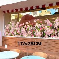 ราคา x cherub COD สติ๊กเกอร์สูญญากาศ ตกแต่งหน้าต่าง สวย ลายดอกไม้ หลายขนาด สติกเกอร์แก้ว สติกเกอร์ประตูกระจก (24719254060)