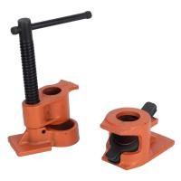 ราคา แคมป์ท่อ 6 หุน pip clamp 3 4 งานเหล็กหล่อ แข็งแรง 1ชุด 1คู่ แคล้มป์ท่อ ปากกาอัดชิ้นงาน ตัวยึดจับท่อ ชุดเครื่องมืองานไม้ ตัวยึดจับท่อขากรรไกร ปากกาจับยึด จัดส่งจากกรุงเทพ (24235556997)